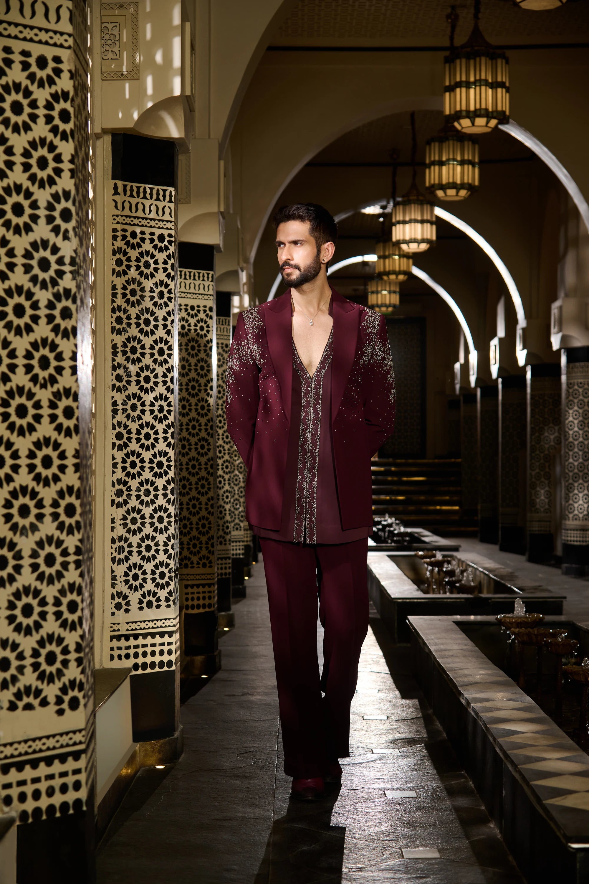 Garnet Short Jacket Set