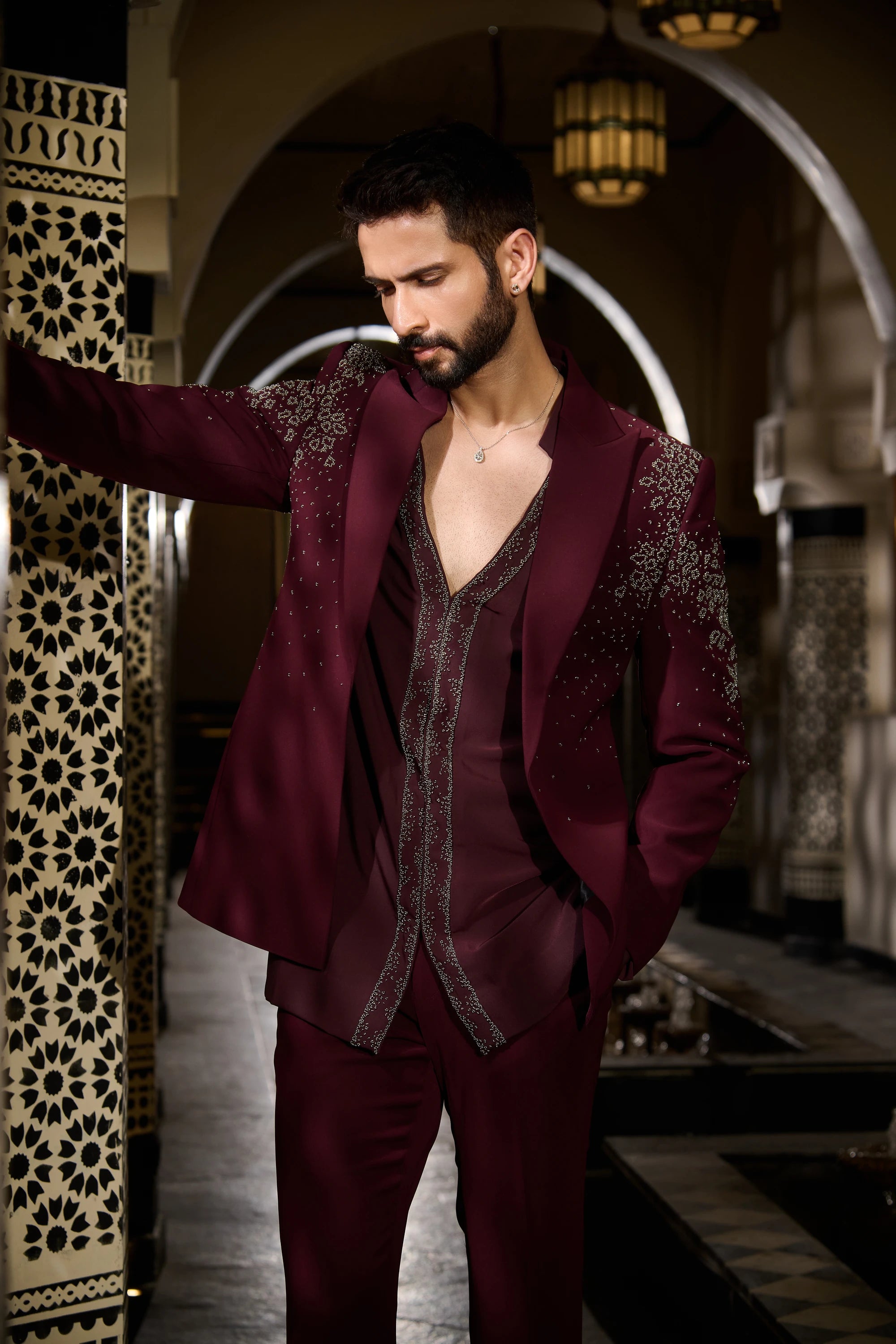 Garnet Short Jacket Set