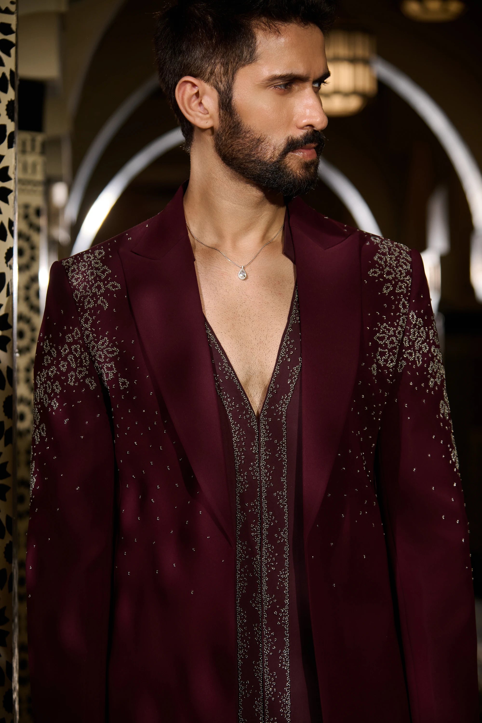 Garnet Short Jacket Set