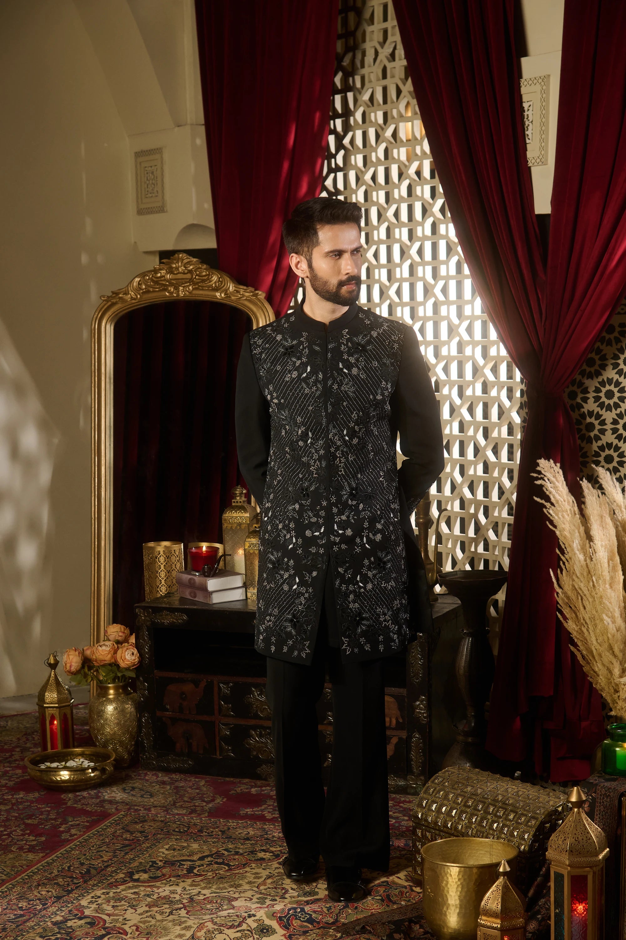 Phantom Sherwani Set
