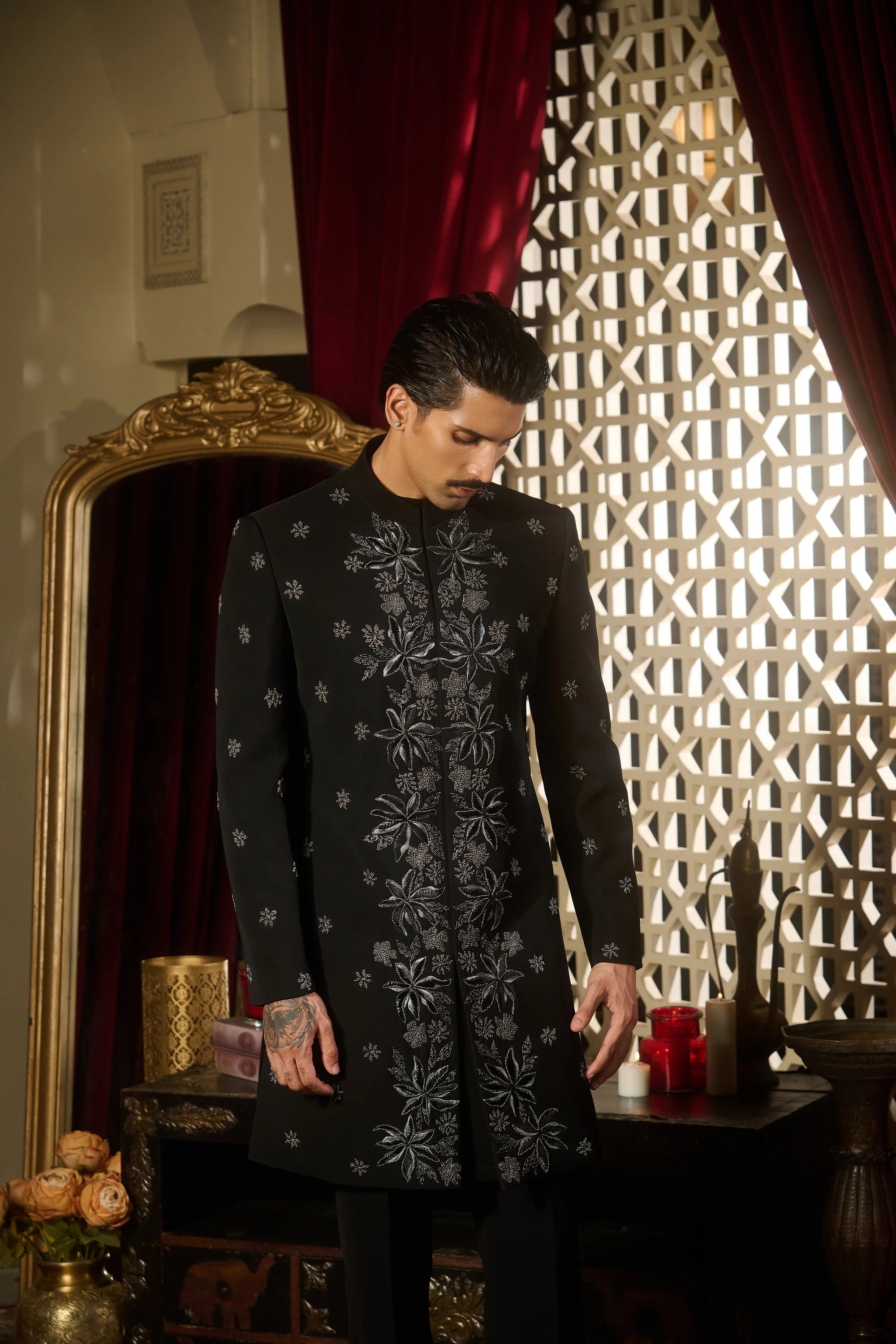 Onyx Sherwani Set