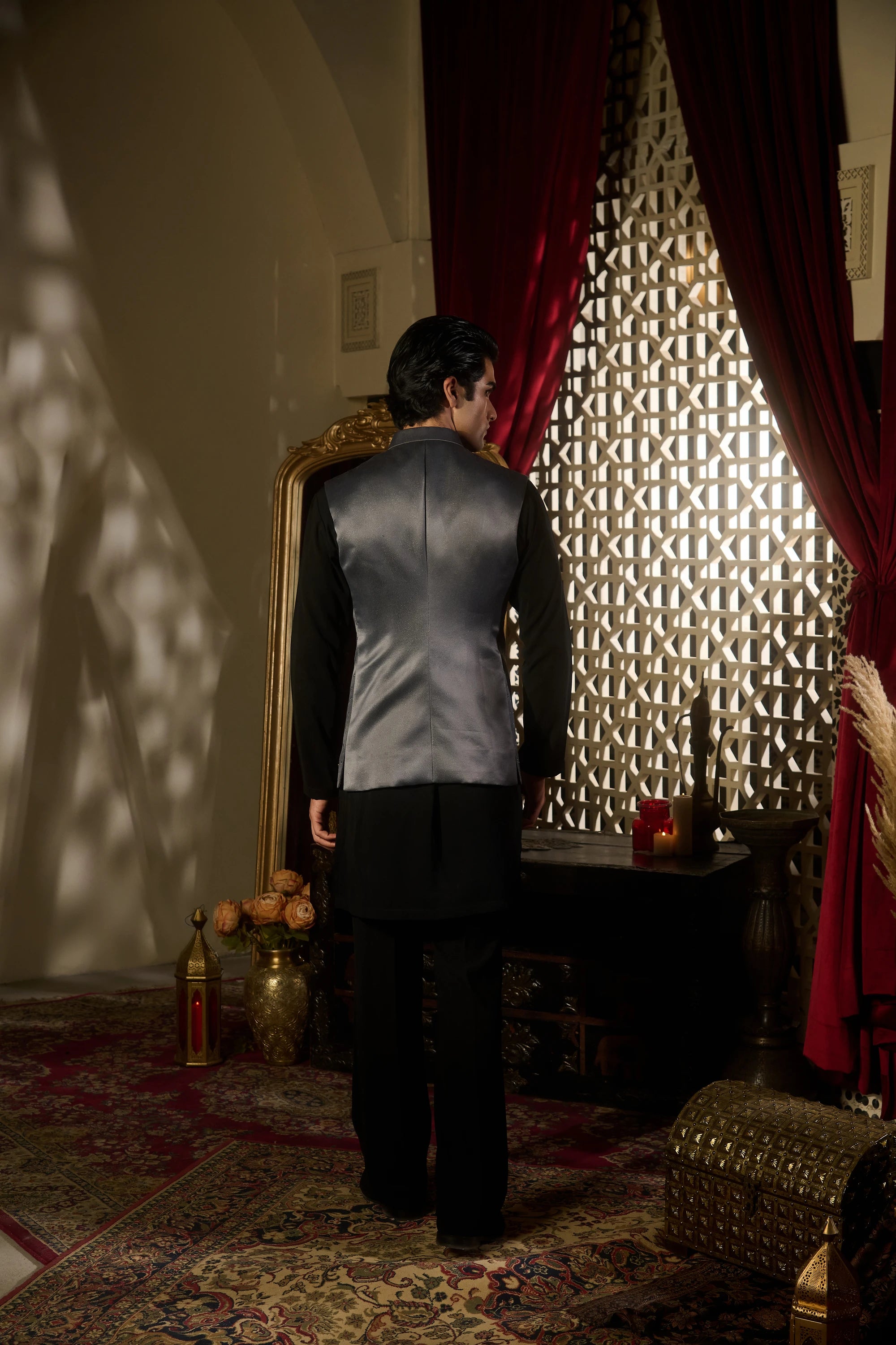 Halo Nehru Jacket Set