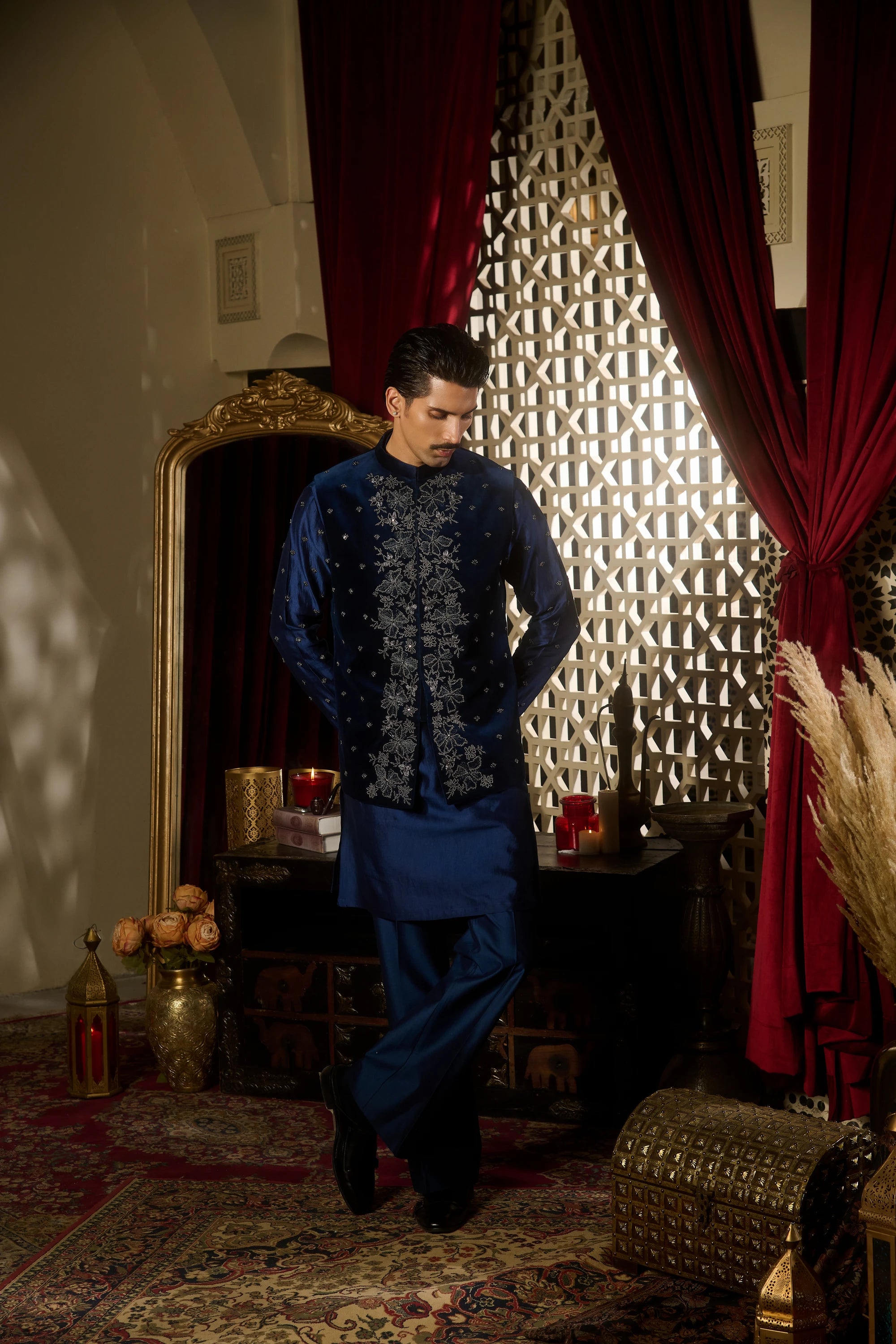 Prism Nehru Jacket Set