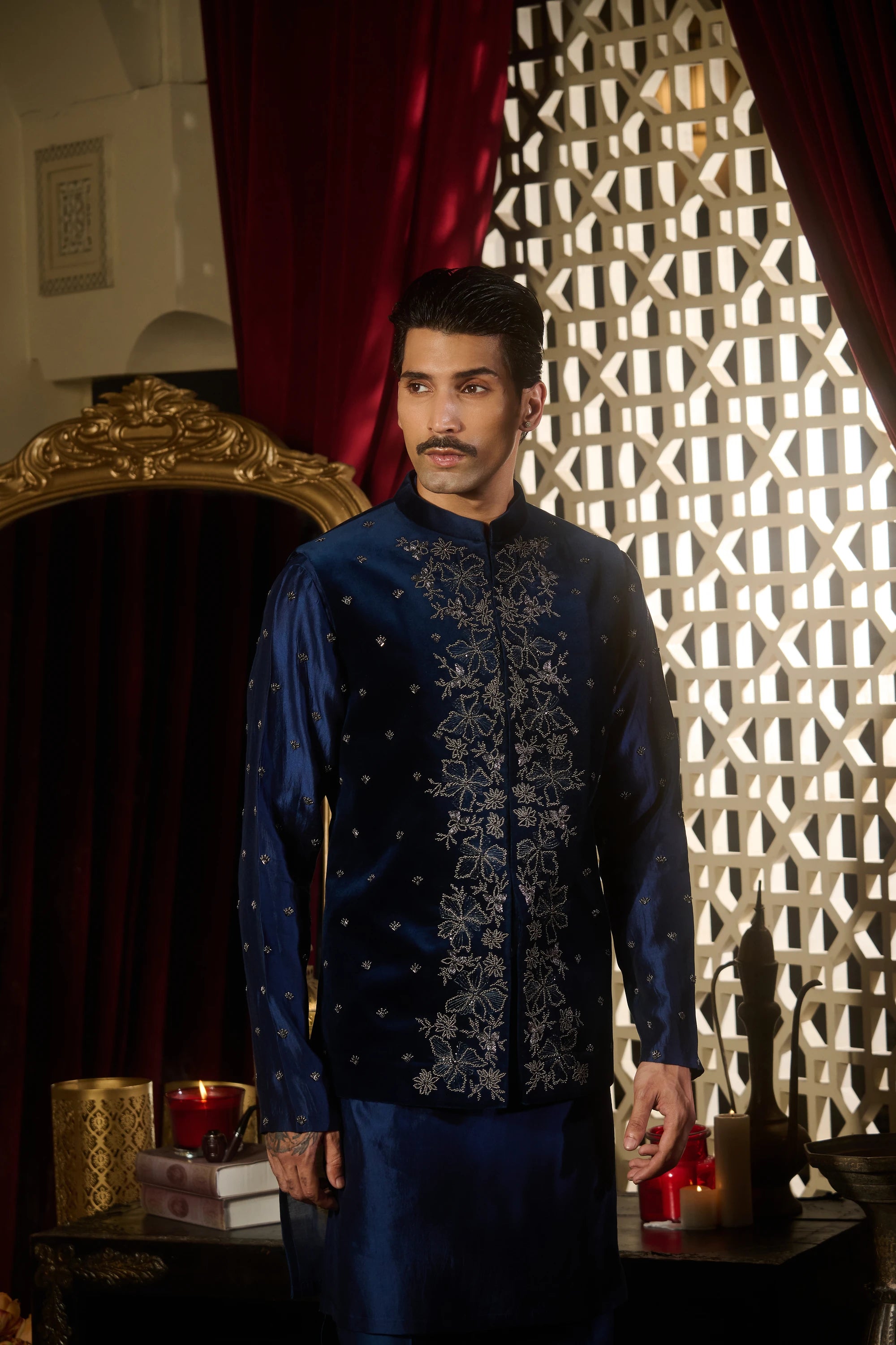 Prism Nehru Jacket Set