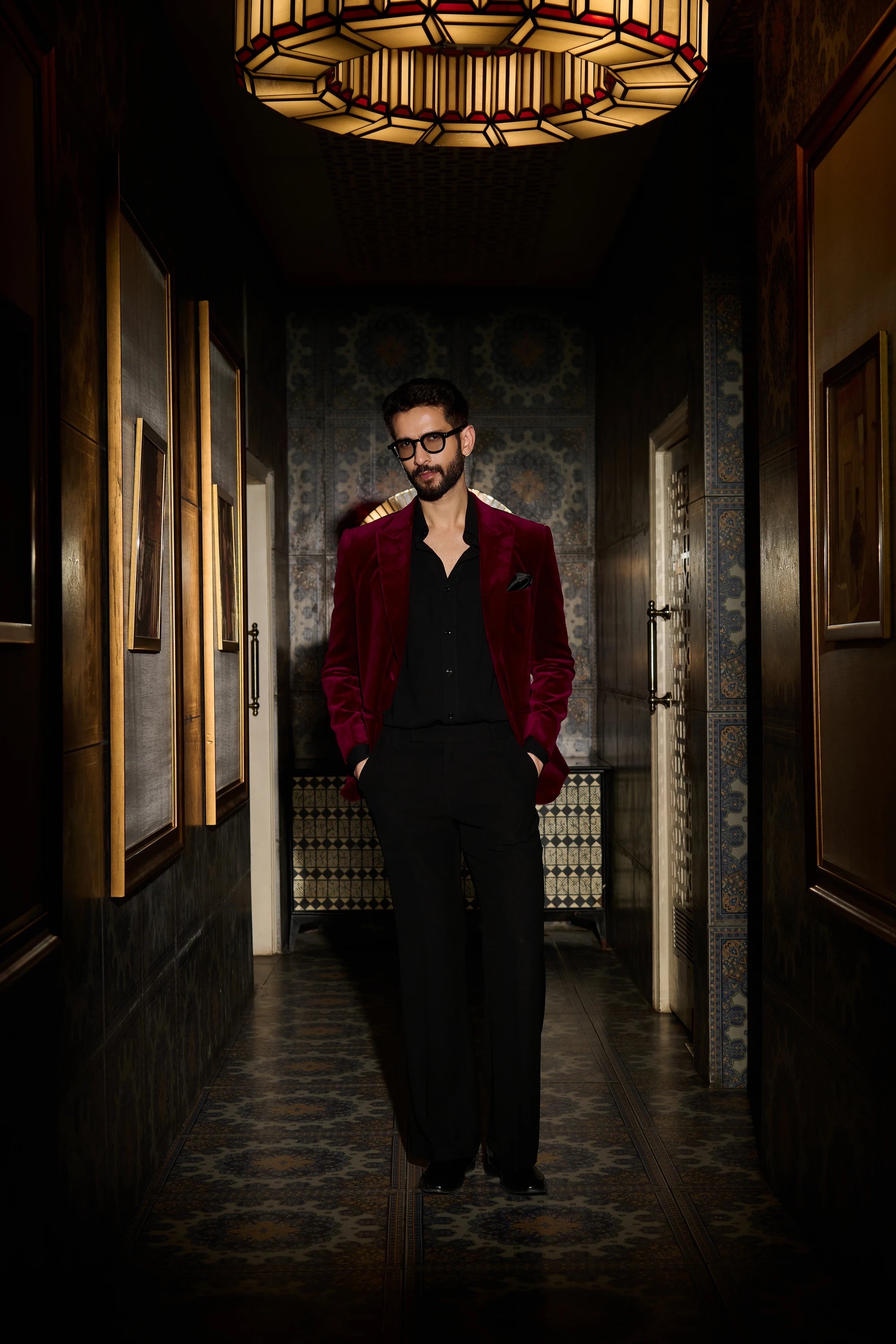 Crimson Tuxedo Set
