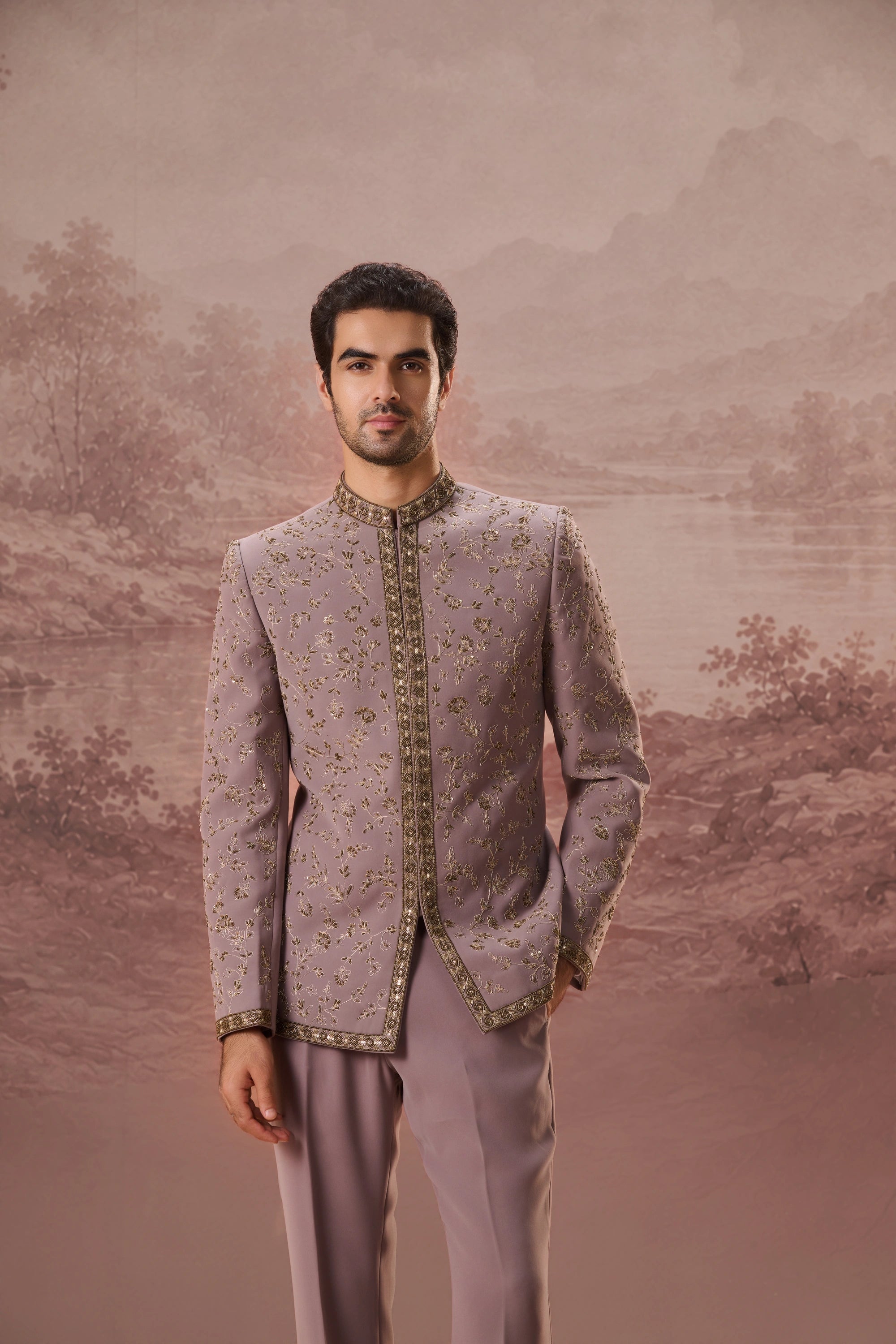 Gulrez Bandhgala Set