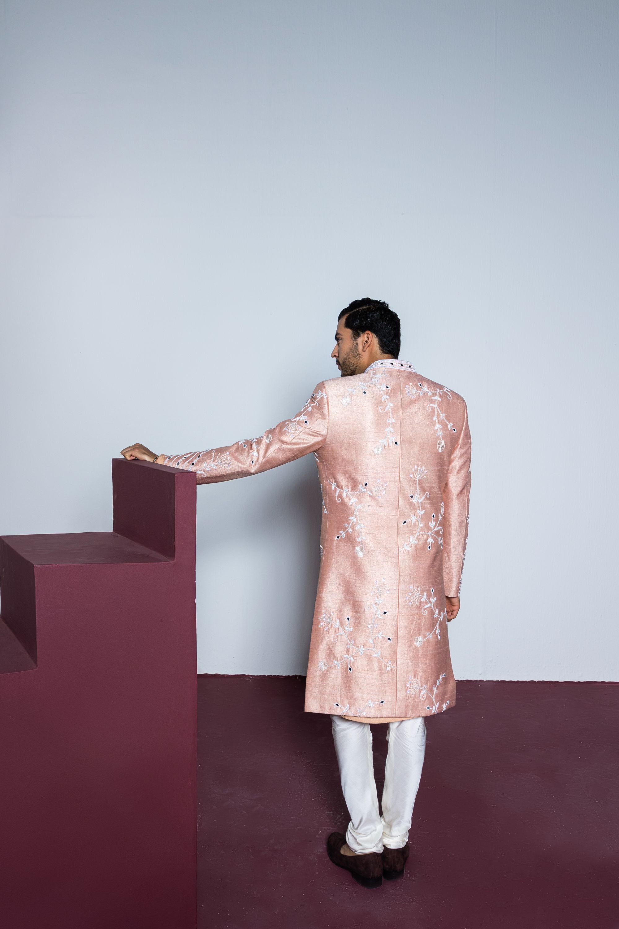 Rose Garden Sherwani Set