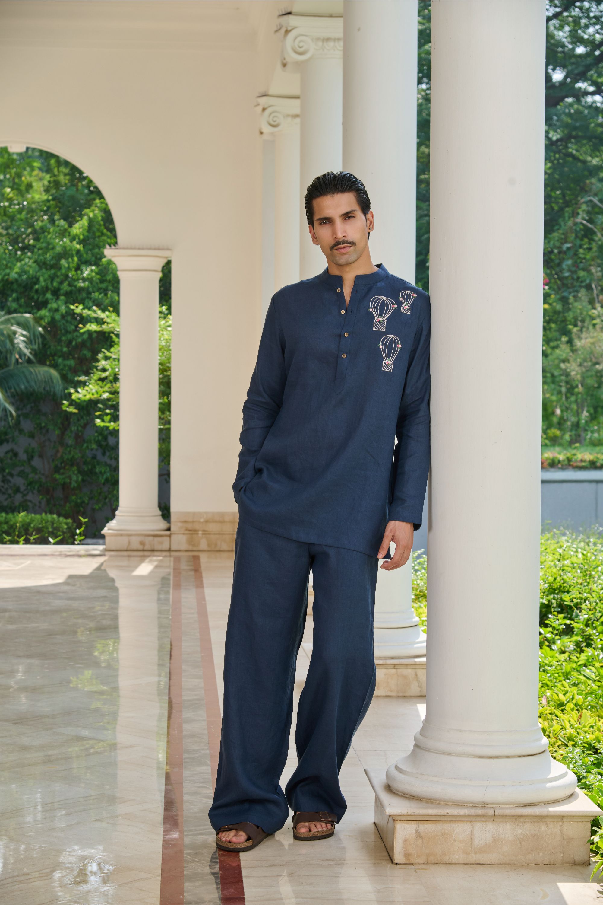 Midnight Drift Kurta