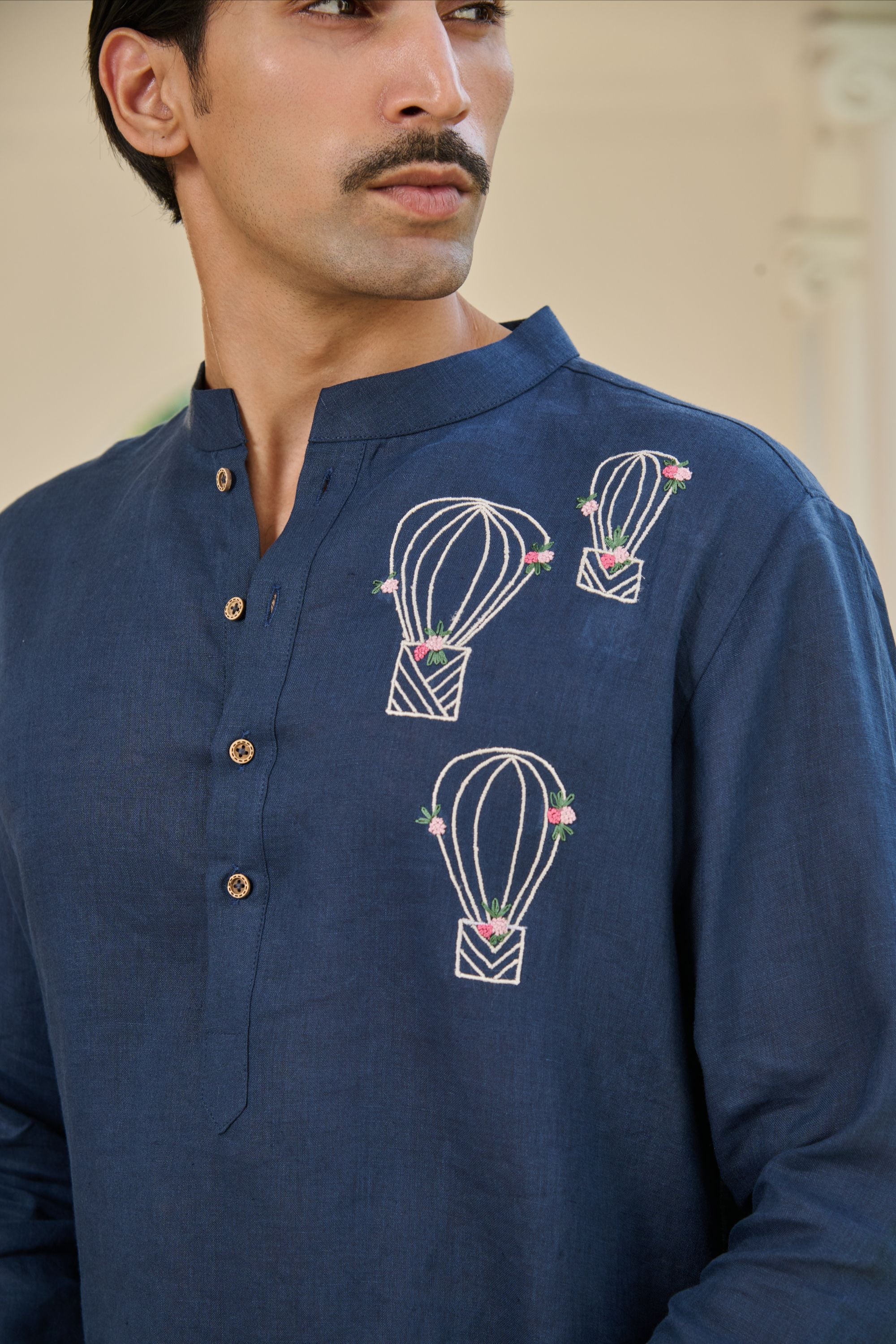 Midnight Drift Kurta