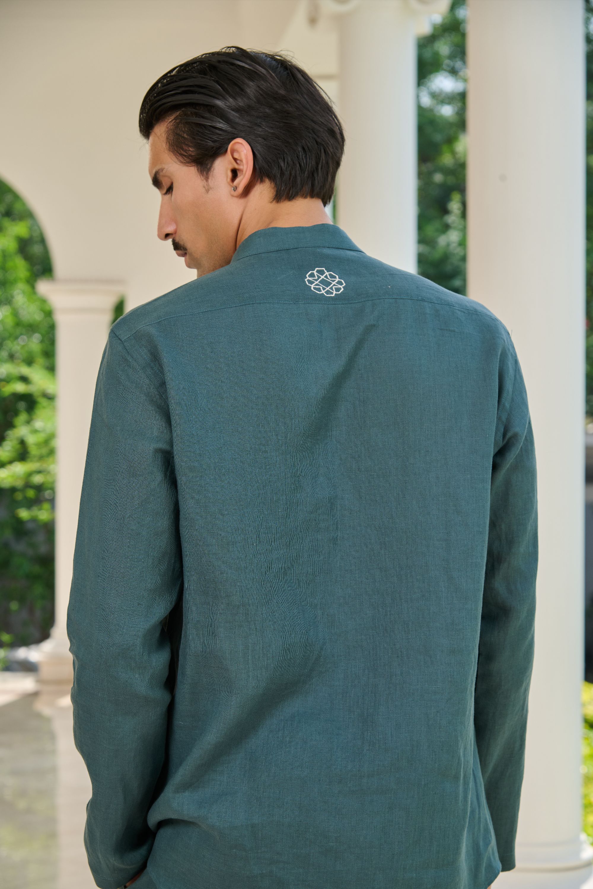 Teal Still shirt