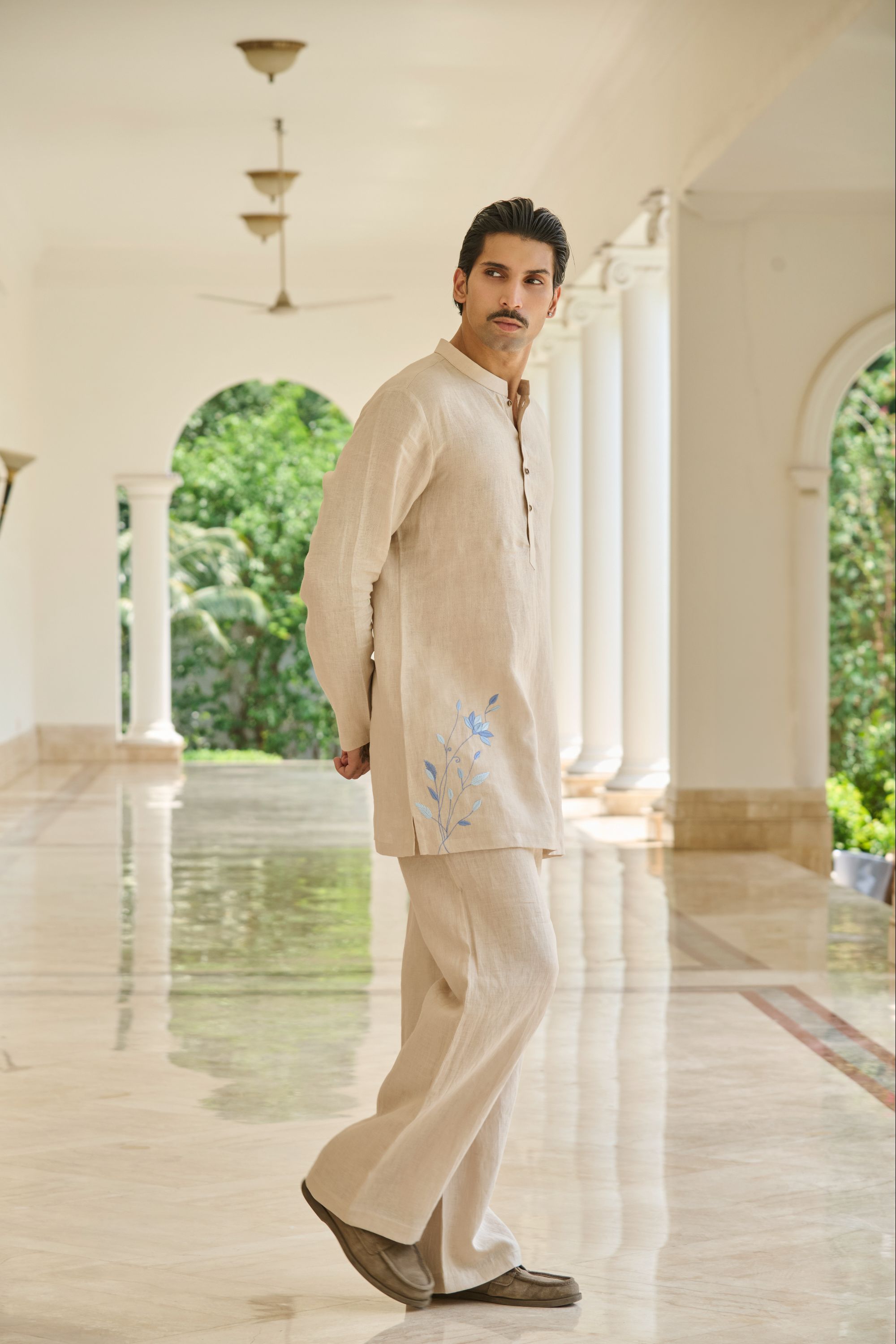 Ivory Bloom Kurta
