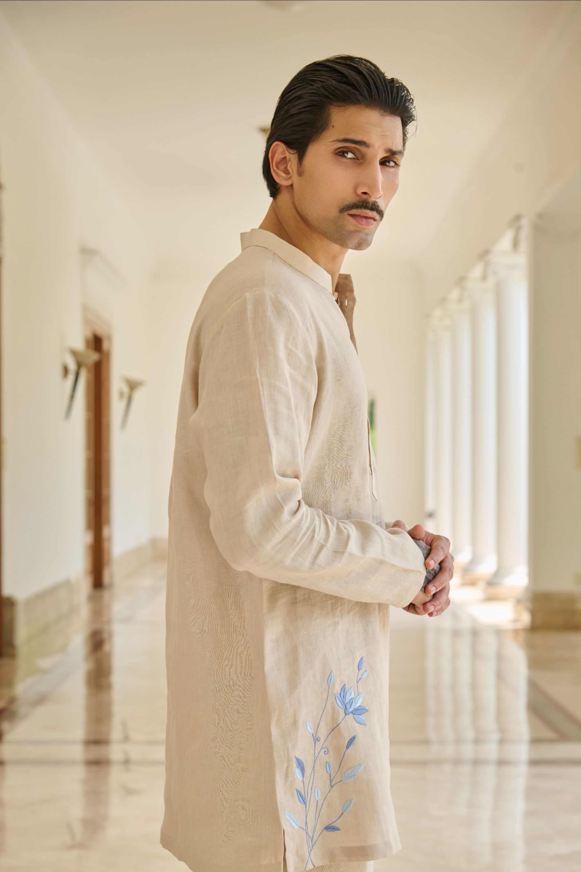 Ivory Bloom Kurta