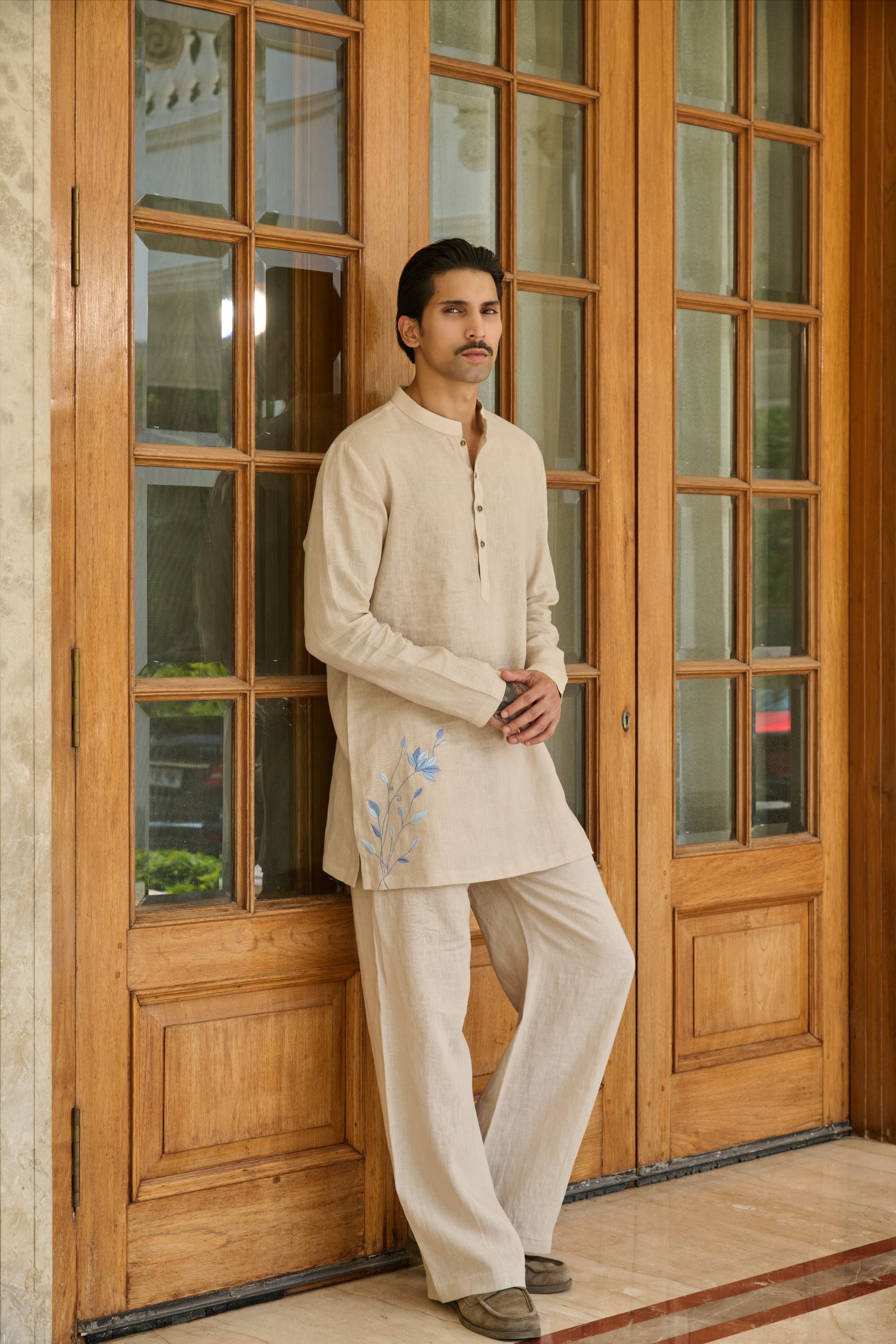 Ivory Bloom Kurta