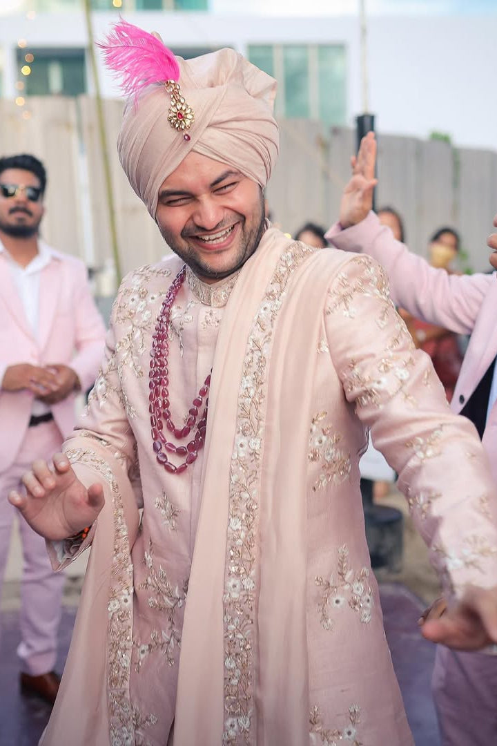Cherry Blossom Sherwani – Contrast By Parth