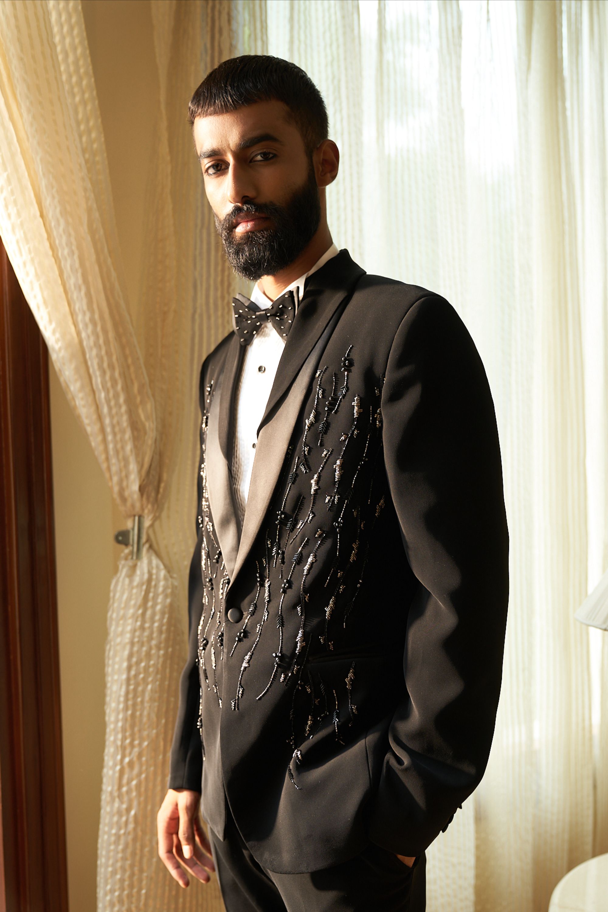 Dazzling tuxedo set