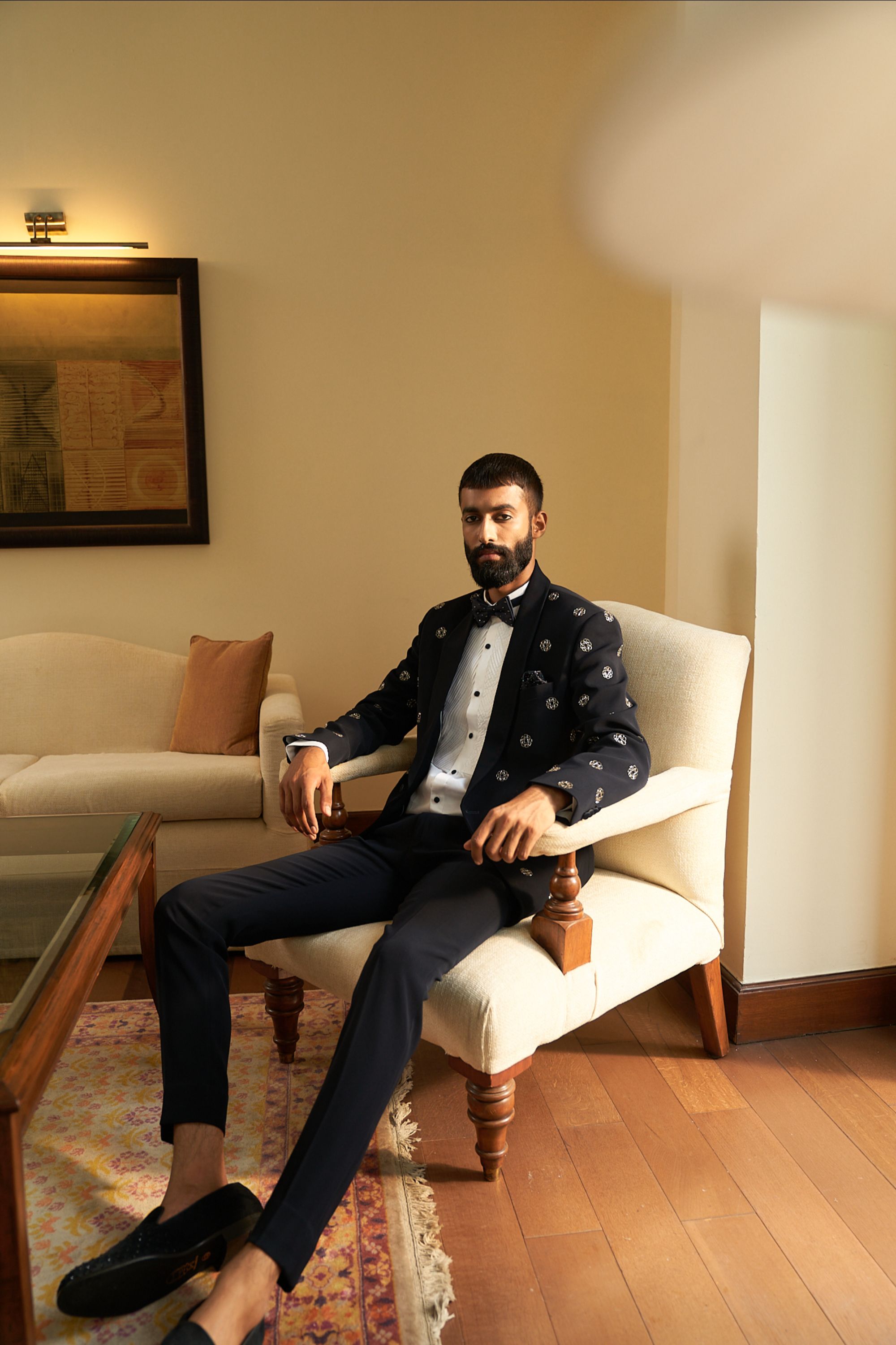 Monogram tuxedo set