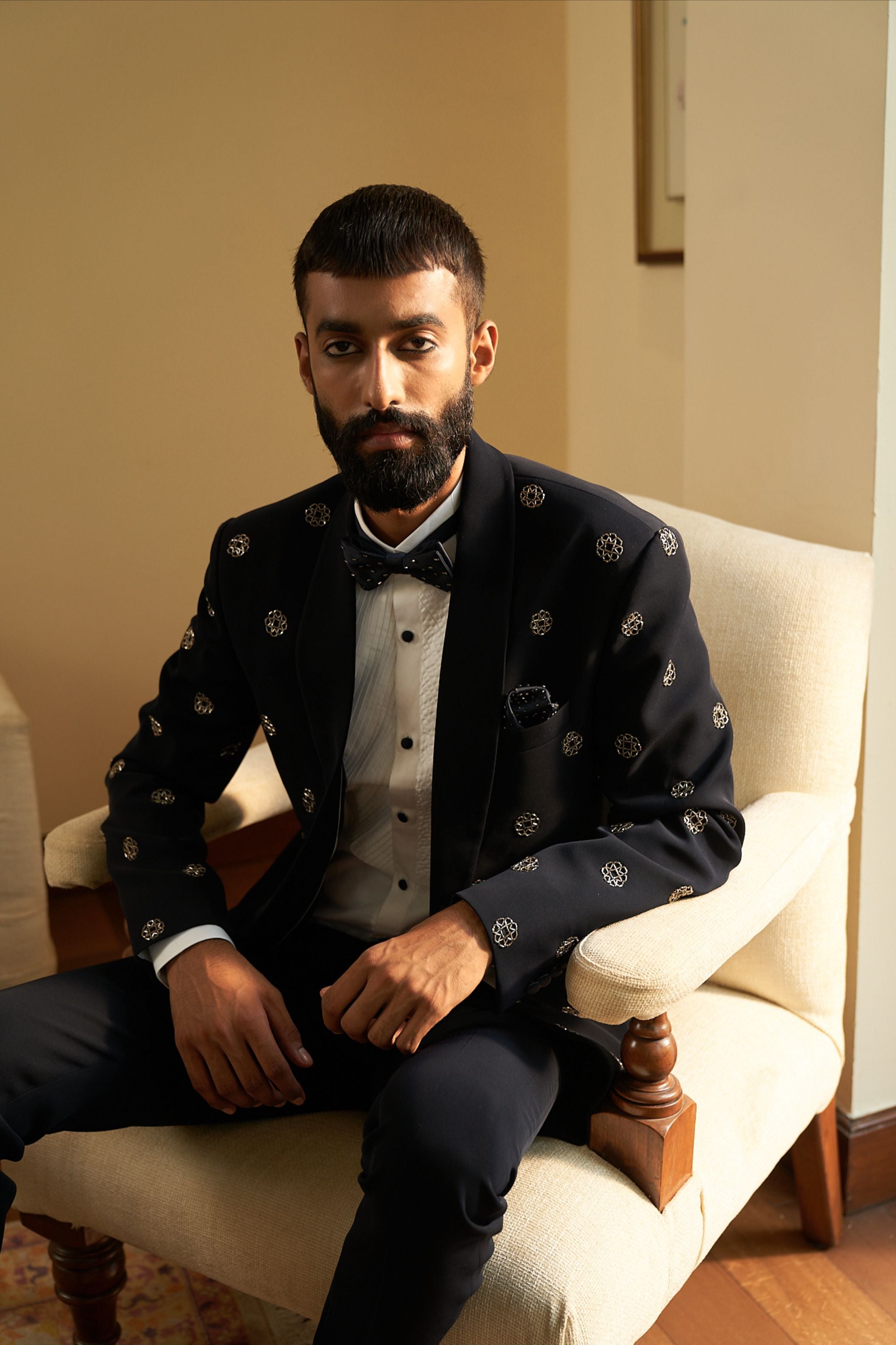 Monogram tuxedo set