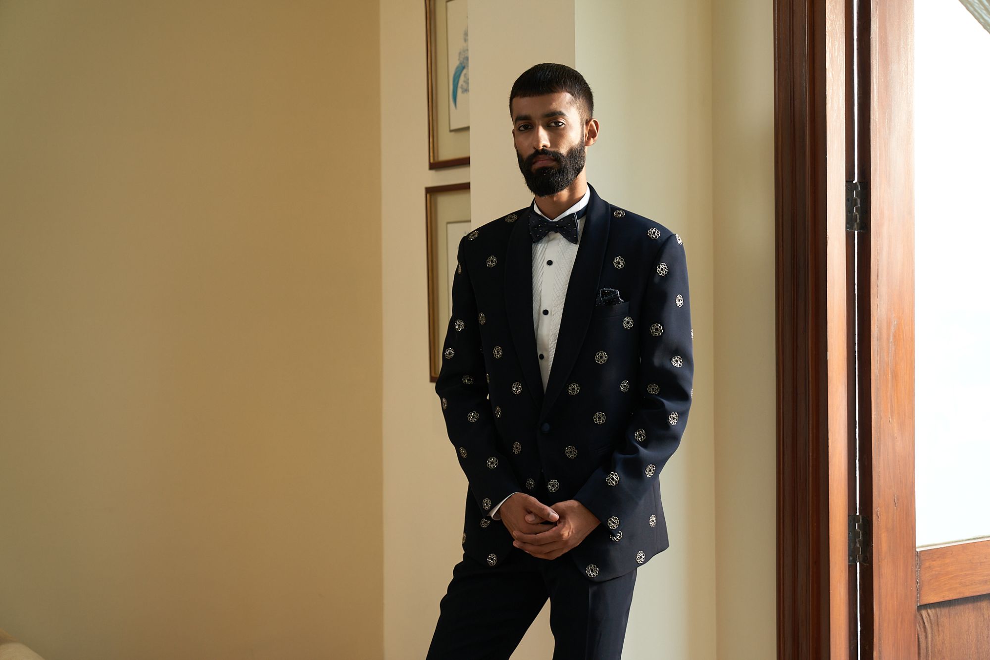 Monogram tuxedo set