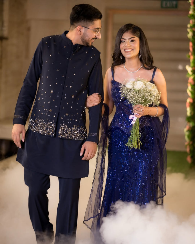 Stellar Nehru Jacket Set