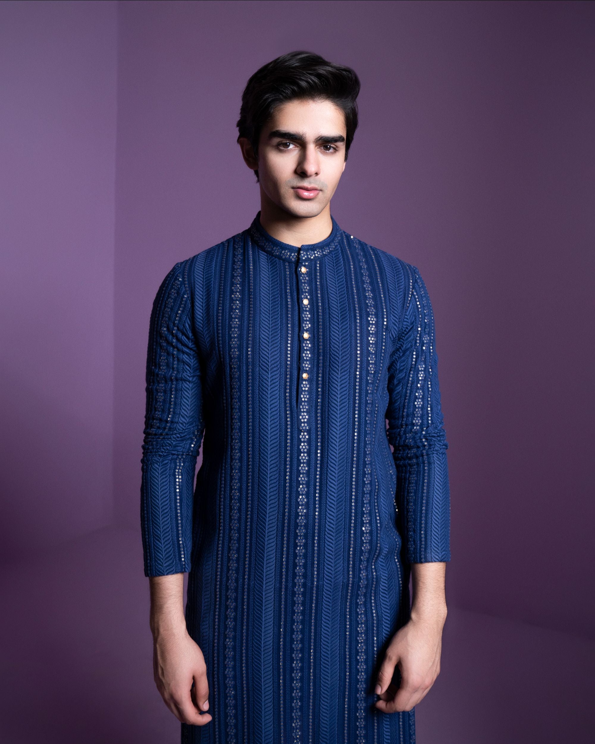 Midnight Blue Kurta Set