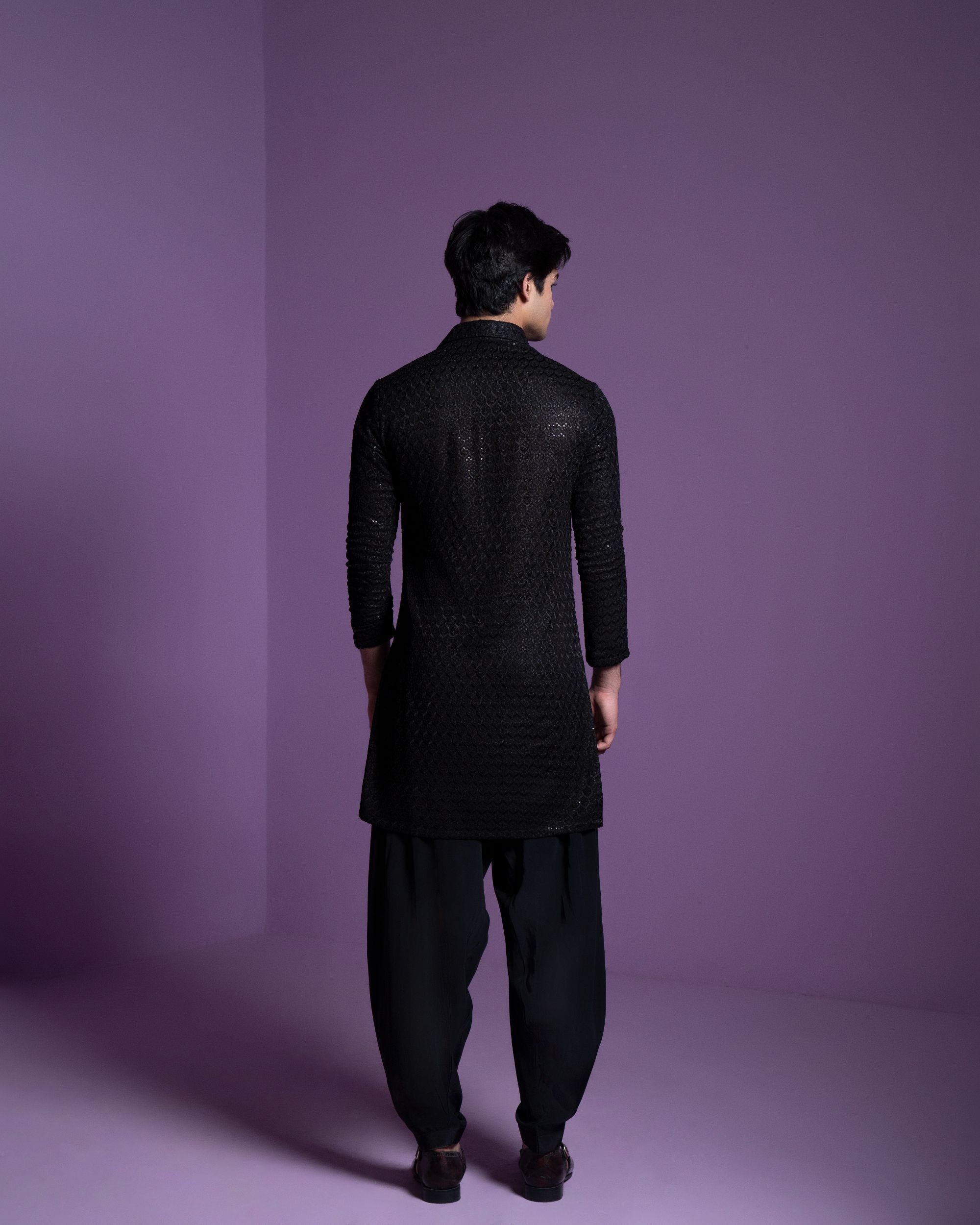 Black Kurta Set