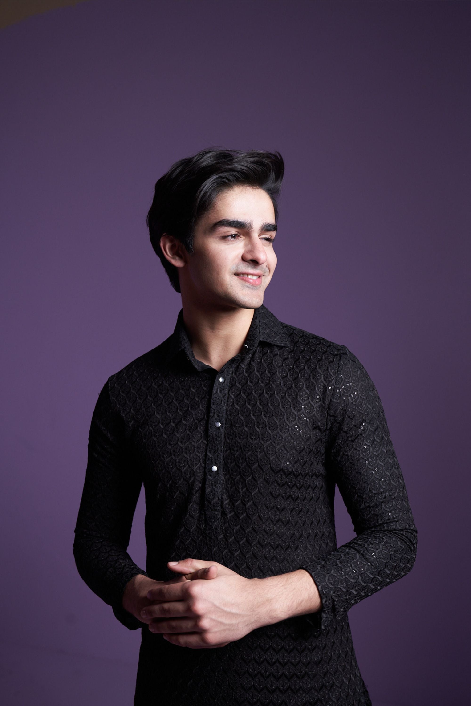 Black Kurta Set