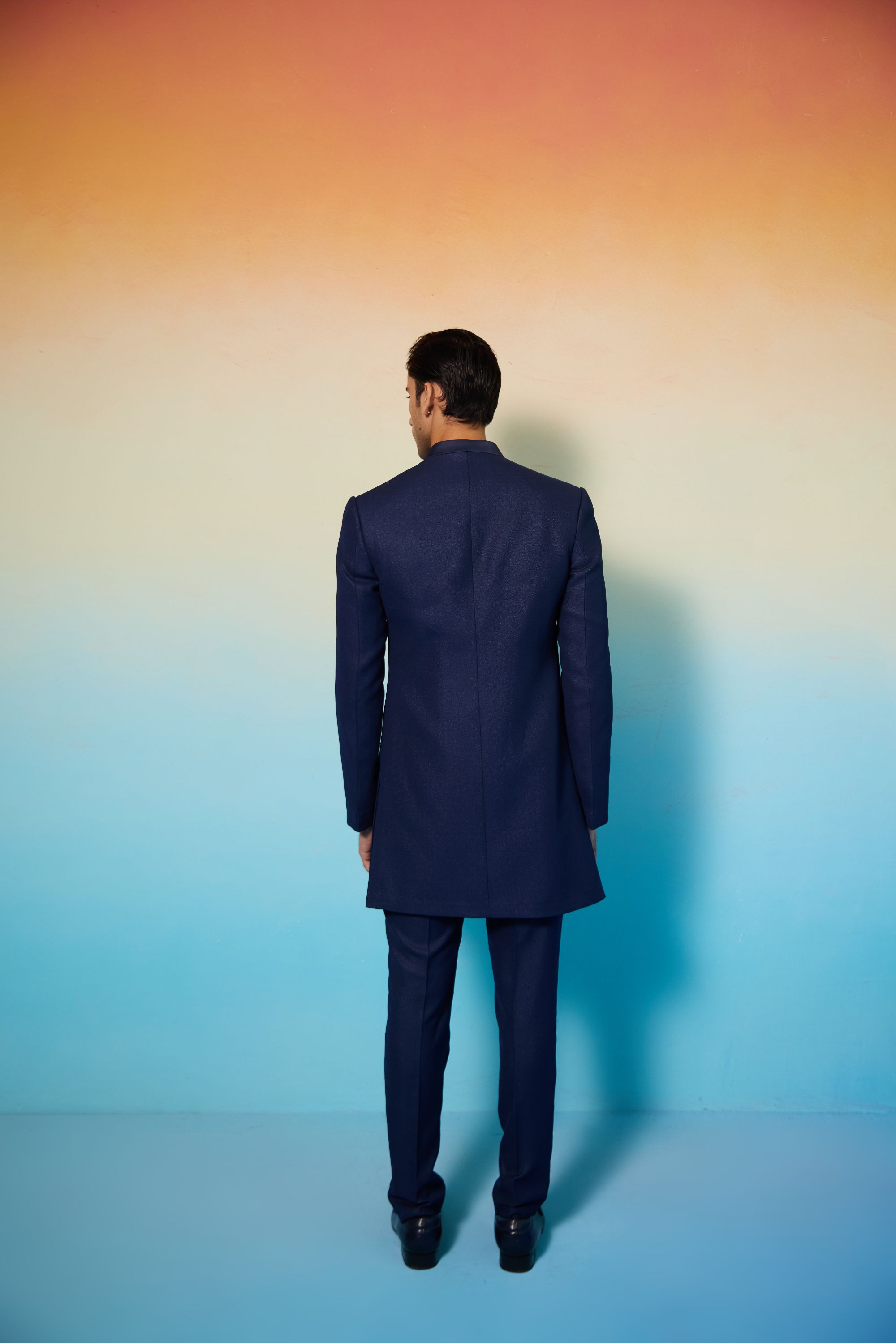Blue Comet Sherwani Set